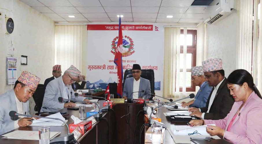 कर्णाली मन्त्रिपरिषद् बैठक : तीन सचिवले पाए नयाँ ओएण्डएम कार्यान्वयनको जिम्मेवारी
